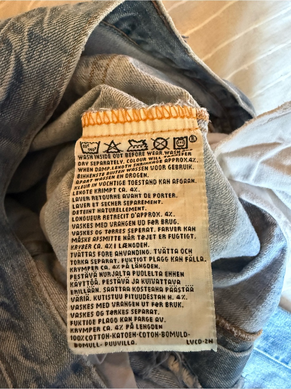 American made Big E 2001 Reissue Levi’s 646 Flare Jeans - Picture 12 of 13